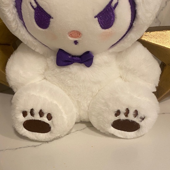 Hello Kitty Kuromi Plush in bear outfit - Picture 4 of 6
